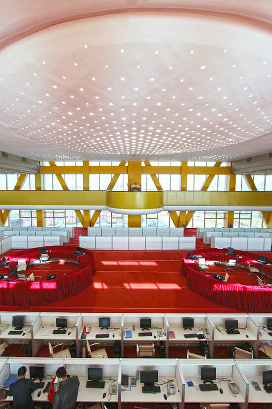 Exchange hall, the heart of Guangzhou Circle